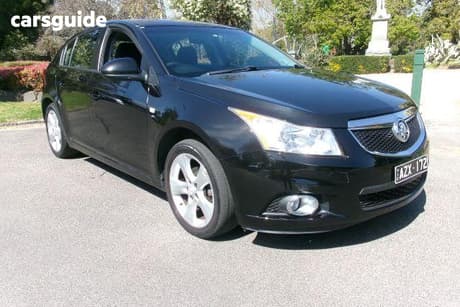 Black 2012 Holden Cruze Hatchback Cd