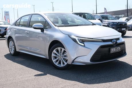 Silver 2024 Toyota Corolla Sedan Ascent Sport Hybrid