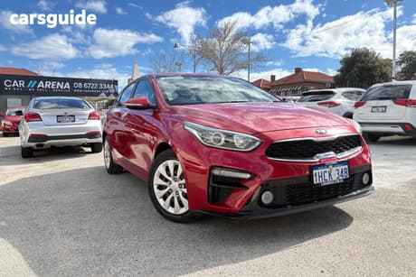 Red 2020 Kia Cerato Hatchback S