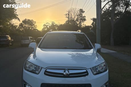 White 2012 Holden Captiva Wagon 7 Lx (4X4)