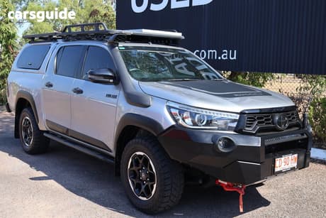 Silver 2019 Toyota Hilux Double Cab Pick Up Rugged X (4X4)