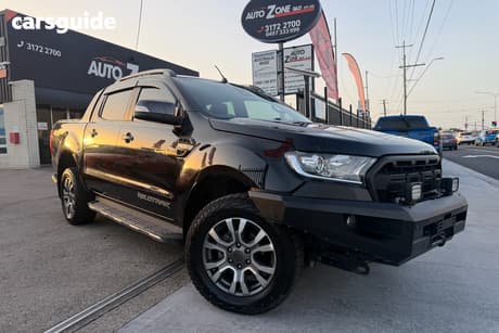 Black 2018 Ford Ranger Dual Cab Pick-up Wildtrak 3.2 (4X4)