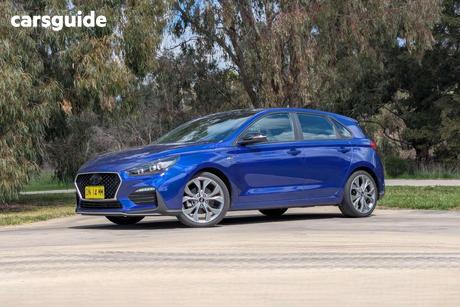Blue 2021 Hyundai I30 Hatchback N Line Premium