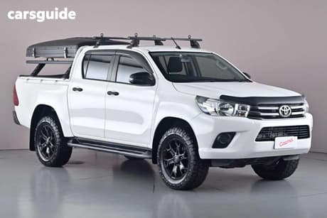 White 2017 Toyota Hilux Dual Cab Utility Sr Hi-Rider