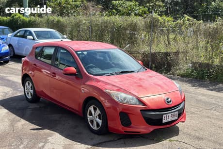 Red 2012 Mazda 3 Hatchback Neo