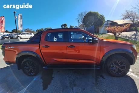 Orange 2023 Isuzu D-MAX Crew Cab Utility X-Terrain (4X4)