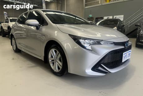 Silver 2022 Toyota Corolla Hatchback Ascent Sport Hybrid