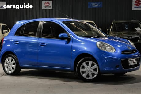 Blue 2011 Nissan Micra Hatchback Ti