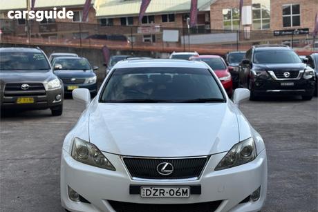 White 2007 Lexus IS250 Sedan X