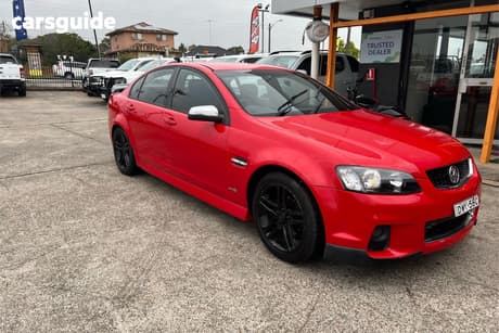 Red 2011 Holden Commodore Sedan Sv6