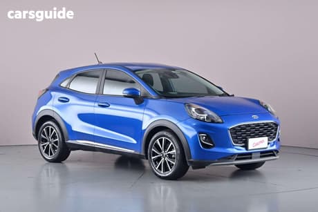 Blue 2021 Ford Puma Hatchback