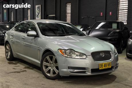 Silver 2010 Jaguar XF Sedan 3.0 V6 Luxury