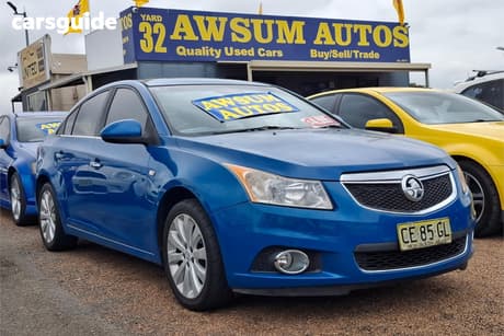 Blue 2013 Holden Cruze Sedan Cdx