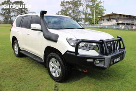 White 2021 Toyota Landcruiser Prado Wagon Gxl