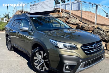 Green 2021 Subaru Outback Wagon Awd Touring