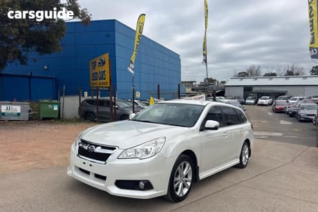 White 2013 Subaru Liberty Wagon 2.5I