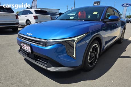 Blue 2026 Kia K4 Hatchback Sport+