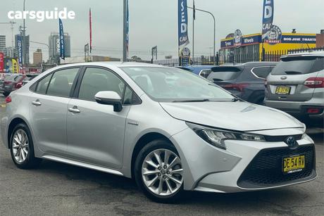 Silver 2022 Toyota Corolla Sedan Ascent Sport Hybrid