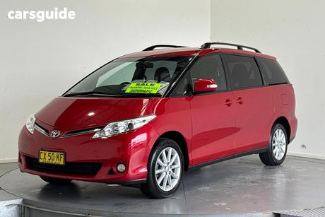Red 2019 Toyota Tarago Wagon Glx