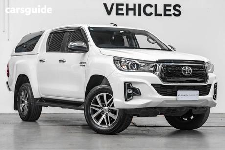 White 2019 Toyota Hilux Double Cab Pick Up Sr5 Hi-Rider