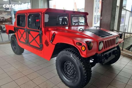 Red 1988 Hummer . OtherCar HMWWV