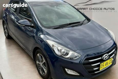 Blue 2016 Hyundai I30 Hatchback Active X