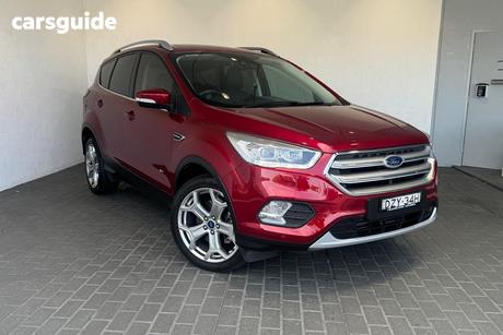 Red 2018 Ford Escape Wagon Titanium (Awd)