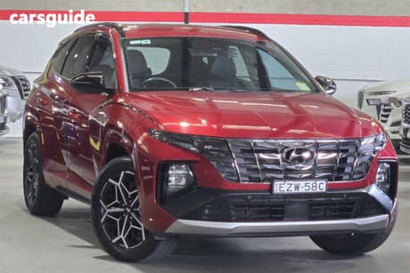 Red 2023 Hyundai Tucson Wagon Elite N Line (Fwd)