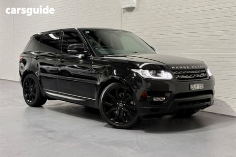 Black 2016 Land Rover Range Rover Sport Wagon 3.0 Tdv6 Se