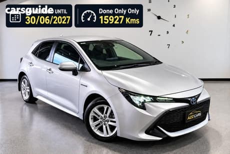 Silver 2020 Toyota Corolla Hatchback Ascent Sport (Hybrid)