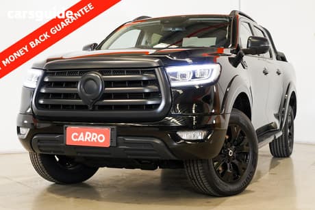 Black 2023 GWM UTE Dual Cab Utility Cannon Vanta (4X4)