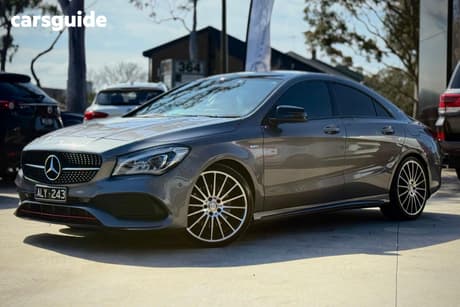Grey 2017 Mercedes-Benz CLA250 Coupe Sport 4Matic