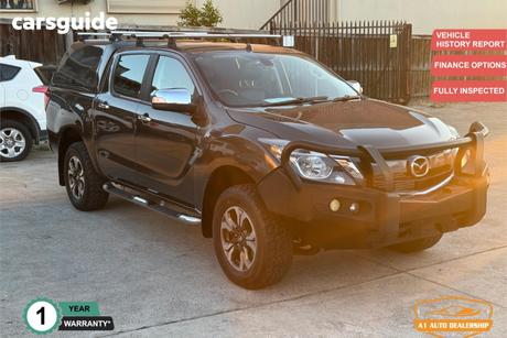 Grey 2017 Mazda BT-50 Dual Cab Utility Gt (4X4)