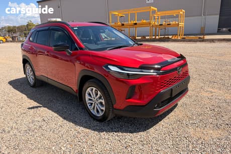 Red 2025 Toyota Corolla Cross Wagon Gxl 2Wd Hybrid