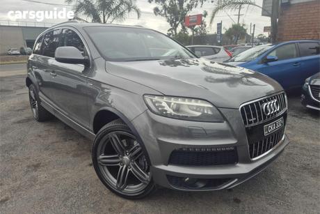 Grey 2014 Audi Q7 Wagon 3.0 Tdi Quattro
