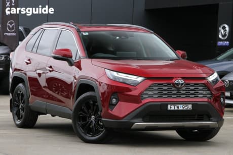Red 2025 Toyota RAV4 Wagon Cruiser (2Wd) Hybrid