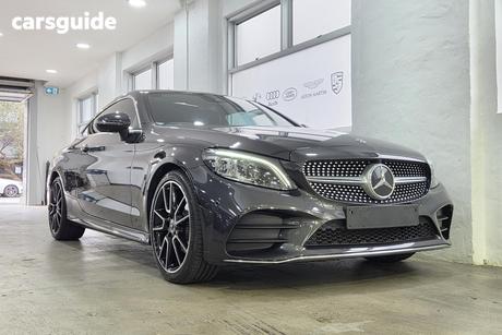 Grey 2020 Mercedes-Benz C200 Coupe