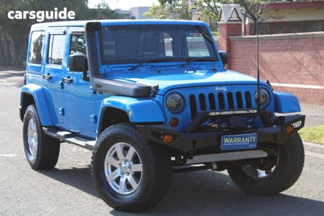 Blue 2014 Jeep Wrangler SUV POLAR JK MY15