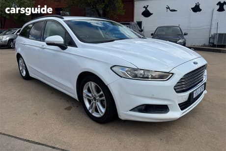White 2015 Ford Mondeo Wagon Ambiente Tdci