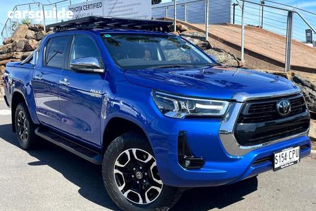 Blue 2022 Toyota Hilux Double Cab Pick Up Sr5 Hi-Rider (4X2)
