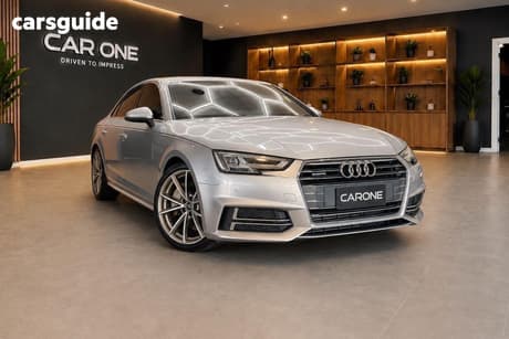 Silver 2016 Audi A4 Sedan 2.0 Tfsi Quattro S Tronic Spt