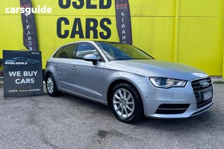 Silver 2015 Audi A3 Hatch SPORTBACK 1.6 TDI ATTRACTION 8V MY16