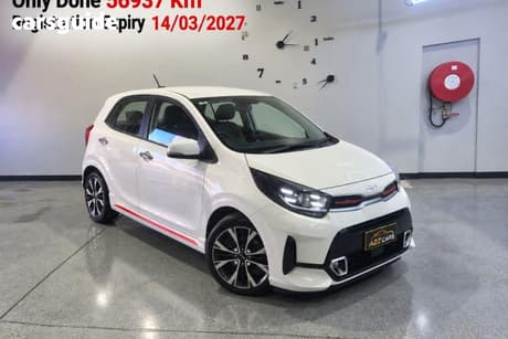 White 2021 Kia Picanto Hatch GT-LINE (PE) JA MY22