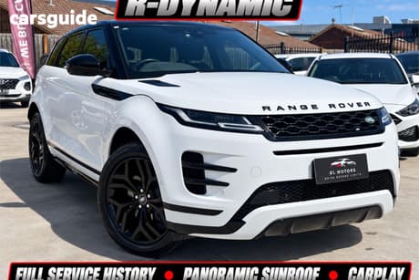 White 2019 Land Rover Range Rover Evoque Wagon P250 R-Dynamic Se (183Kw)