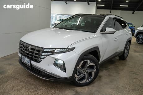 White 2021 Hyundai Tucson Wagon Highlander (Fwd)