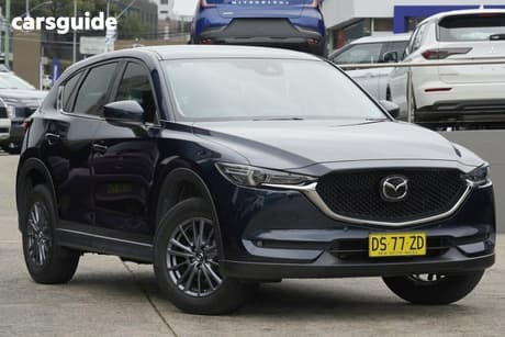 Blue 2019 Mazda CX-5 Wagon Touring (4X4)