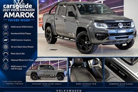 Grey 2021 Volkswagen Amarok Dual Cab Utility Tdi580 W580 4Motion