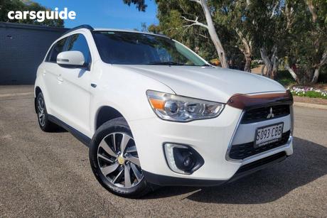 White 2014 Mitsubishi ASX Wagon Aspire (2Wd)