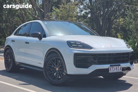 White 2024 Porsche Cayenne Coupe Gts