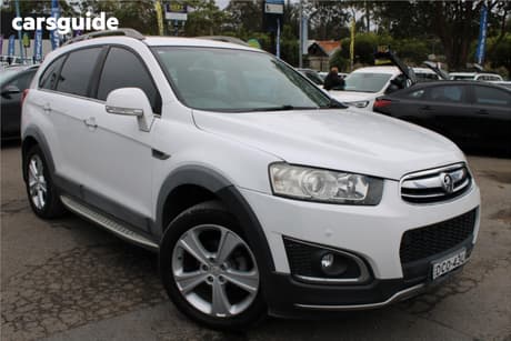 White 2015 Holden Captiva Wagon 7 Ltz (4X4)